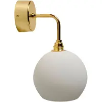 Ebb & Flow Rowan Wandlamp Marshmallow | Shiny Gold E14 IP20