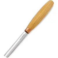 BeaverCraft Compact Straight Rounded Chisel K5-12 Sweep 5, 12 mm, guts