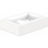 DECOR WALTHER Zeephouder Brownie STS Wit Porselein Wit