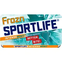 Sportlife Kauwgom frozn intense - fris suikervrij - doos - 24x18g