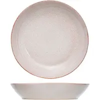 COSY&TRENDY Cosy & Trendy Eleonora Pink Diep bord Ø22cm - Set van 2 stuks - Rozig