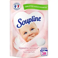 Soupline Wasverzachter Harten Tabletten Hypoallergeen 28 STUKS