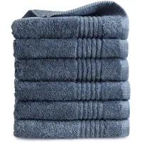 PHLOX Supreme handdoeken 50x100 set van 6 zware kwaliteit 600 g/m2 -