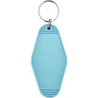 Combicraft Blanco Hunter hotel sleutelhanger 410x88mm licht blauw - 10 stuks