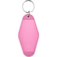 Combicraft Blanco Hunter hotel sleutelhanger 410x88mm roze - 10 stuks