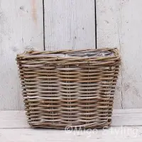 Migo Styling Plantenmanden - Vensterbankmand - Hoog - 25cm - Rotan - Riet