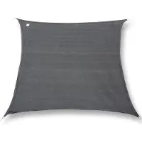 Ambiance hanSe Schaduwdoek Vierkant Waterafstotend 2x2 m Zonnedoek - Grijs