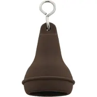 Combicraft Hotel sleutelhanger Mayfair met open onderkant 41x70mm bruin - 5 stuks