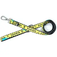 Max & Molly Dangerous Hondenlijn / Hondenriem - Polyester - Geel - S - Breedte: 1,5 cm - Lengte: 120 cm