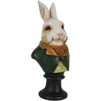 Baroque - Decoratief beeld of figuur - Konijn resin 27 cm - 27x13.5x12.5 - Polyresin