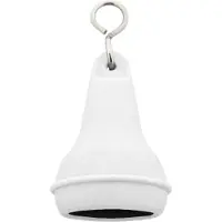 Combicraft Hotel sleutelhanger Mayfair met open onderkant 41x70mm wit - 5 stuks