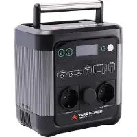 YARD FORCE LX PS600 - Powerstation - 518Wh - Batterij-Backup met 1200W Piek Pure Sine Wave AC Uitgangen - Zonnestroom Generator voor Camping, Woonwagen, Huisgebruik, Noordstroomvoorziening