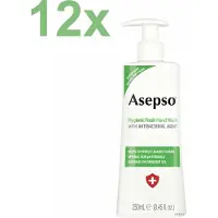 Asepso - Hygienic Fresh - Antibacteriële Handzeep/Zeeppomp - 12x 250ml - Voordeelverpakking
