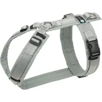 AnnyX Hondentuig - Y-tuig - Grijs - Zilvergrijs - maat S - Borstomvang 52-64cm -