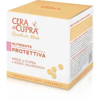 Cera di Cupra Ricette di Miele - met spateltje - Nutriente Protettiva: fijne verzorgende en beschermende crème met Hyaluronzuur en Vitamine E voor een wat droge huid.