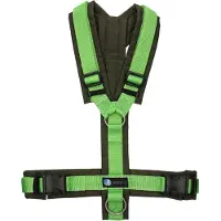 AnnyX hondentuig-harnas- Y-tuig-OLIJFGROEN-LICHTGROEN-maat L-geschikt voor borst omtrek 70 tot 86cm-gewicht 26-38kg