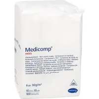 Medicomp extra kompressen, niet-steriel, 6-laags, 10 x 20 cm 100 St Compressen
