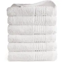 PHLOX Handdoeken set 50x100 cm 6 stuks 600 g/m2 zacht katoen supreme