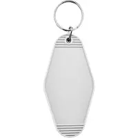 Combicraft Blanco Hunter hotel sleutelhanger 45x88mm wit - 10 stuks