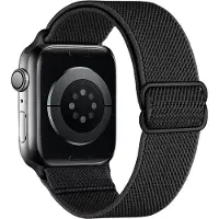 Hoco Fashion WA 04 Watch Bandje - Geschikt voor Apple Watch 1 / 2 / 3 / 4 / 5 / 6 / 7 / 8 / 9 / SE / Ultra - 38MM / 40MM / 41MM - Zwart