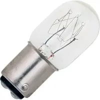 Schiefer BA15d Buis Gloeilamp | 15W 2700K 80lm 235V | Dimbaar