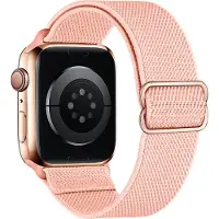 Hoco Fashion WA 04 Watch Bandje - Geschikt voor Apple Watch 1 / 2 / 3 / 4 / 5 / 6 / 7 / 8 / 9 / SE / Ultra - 38MM / 40MM / 41MM - Roze