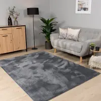 Paco Home Vloerkleed Woonkamer Laagpolig Wasbaar In Wasmachine Eenkleurig Zacht 240x340 cm