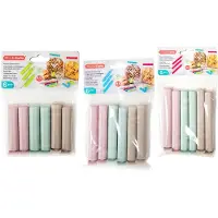 PlasticForte Afsluitclips / vershoudclips mix - 18x - voedsel zakjes afsluiten - Vershoud klemmen - 6/8/10 cm mix