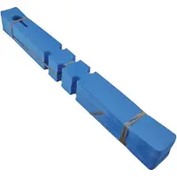 Combicraft Losse sleufetiketten blauw - 210x20mm - bundel van 100 stuks