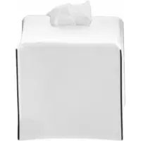 DECOR WALTHER Tissuebox Nappa KBQ Wit