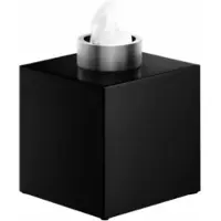 DECOR WALTHER Tissuebox Club KB Mat Zwart Chrome