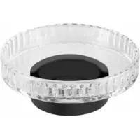 DECOR WALTHER Zeephouder Club STS Kristal Mat Zwart Gesneden