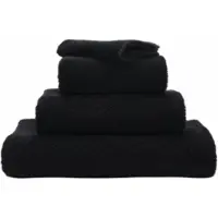 Abyss & Habidecor Gezichtsdoekje Twill Black (30 x 30 cm)