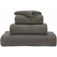 Abyss & Habidecor Gezichtsdoekje Twill Gris (30 x 30 cm)