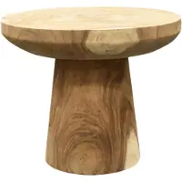 AVH-Collectie Bandung boomstam diningtafel 90x90xH75 cm
