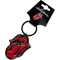 The Rolling Stones The - Classic Tongue Black Sleutelhanger - Rood/Zwart
