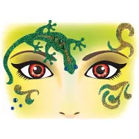 Herma 15302 Face Art Stickers Gecko - 4 stuks