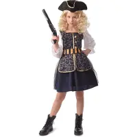 Vegaoo - Chique piratenvermomming voor meisjes