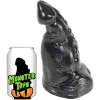 Monster Toys - Banshi - Dildo - 16 x 8,5 cm - PVC - Zwart