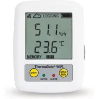Eti - WiFi - Luchtvochtigheid & Temperatuur Logger - Instelbare Alarmen - Gratis Software