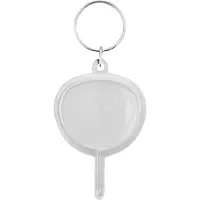 Combicraft Plexiglas sleutelhanger blanco lolly 46x70mm - 10 stuks