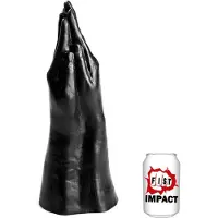 Gangbangster - Deep Dive - Extreme Dildo - 38 x 14 cm - PVC - Zwart
