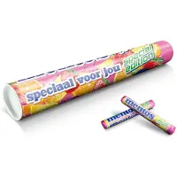 Mentos Mega Fruit Tube - XXL Fruit Giftroll "Speciaal voor jou" - 950g Fruit verpakt snoep