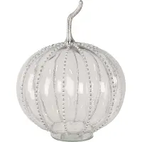 Clayre & Eef Decoratie Pompoen Ø 25x33 cm Transparant Glas Transparant