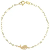 SKY Baby/Kinder Armband Walvis 14K Goud