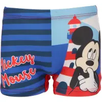 Disney Zwembroek - Zwemboxer - Mickey Mouse - 5/6 jaar - 110/116 cm - Blauw met rode achterkant