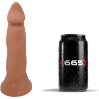 665 - Sakura - XXL Dildo - Beige - Liquid Siliconen - Maat M