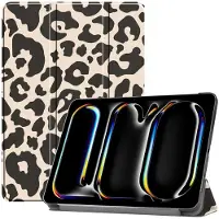 IMoshion Design Trifold Bookcase voor de Apple iPad Pro 13 (2025) M5 / (2024) M4 - Leopard
