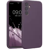 Kwmobile telefoonhoesje geschikt voor Samsung Galaxy A34 5G - TPU backcover met siliconen coating - Smartphone case in Bleke iris