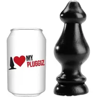 Gangbangster - Karac - Buttplug - 14 x 6 cm - PVC - Zwart